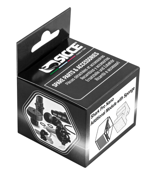 Sicce Shark Pro Nano Additional Module w/Sponge One Size - Image 2
