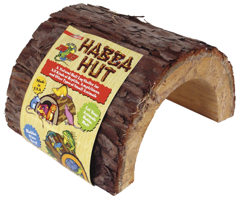 Zoo Med Habba Hut Terrarium Hideaway Brown LG