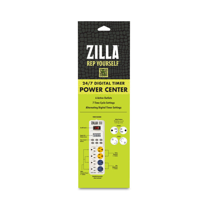 Zilla 24/7 Digital Timer Power Center