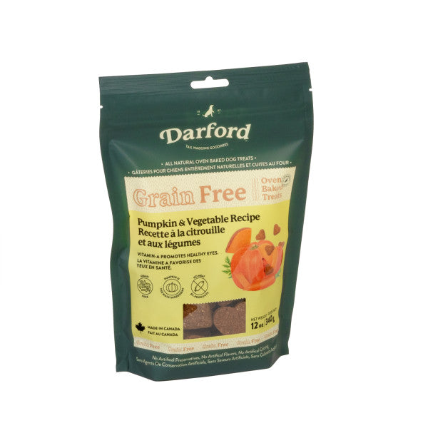 Darford Grain Free Pumpkin Recipe Biscuits Regular 12oz