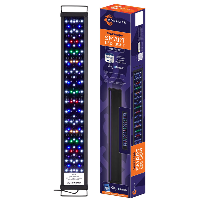 Coralife Seascape SMART LED Light Fixture, 30-36"