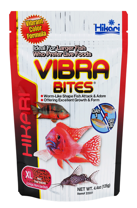 Hikari USA Vibra Bites Tropical Fish Food 4.4oz XL - Image 2
