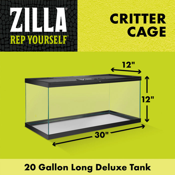 Zilla Deluxe Critter Cage® Reptile Terrarium 20 Gallons