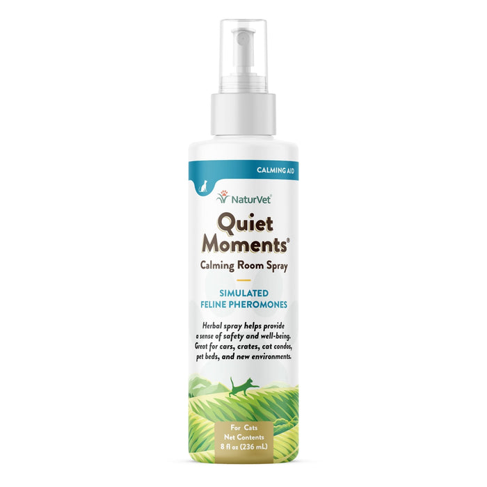 NaturVet Quiet Moments Herbal Calming Room Spray - Feline 8oz