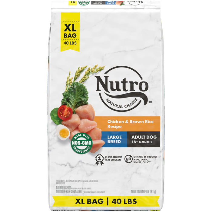 Nutro Products Natural Choice Large Breed Adult Dry Dog Food Chicken & Brown Rice 40lb