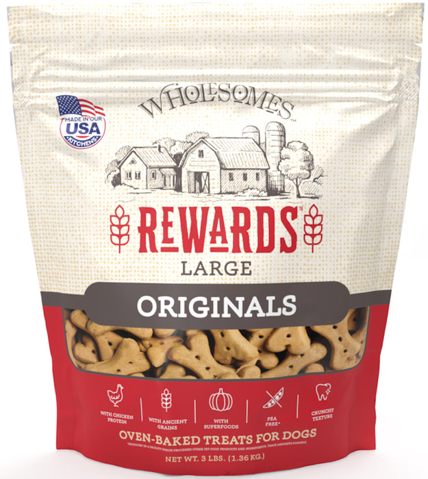 Wholesomes Classic Rewards Dog Treats Original LG 3lb