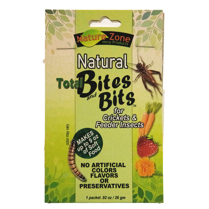 Nature Zone Natural Total Bites & Bits for Crickets & Feeder insects .92oz