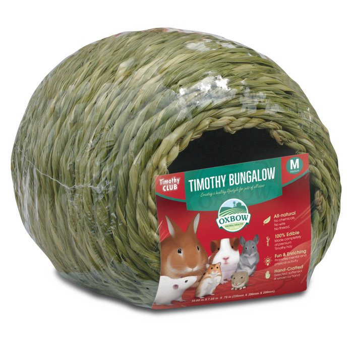 Oxbow Animal Health Timothy CLUB Timothy Hay Small Animal Bungalow Tan MD