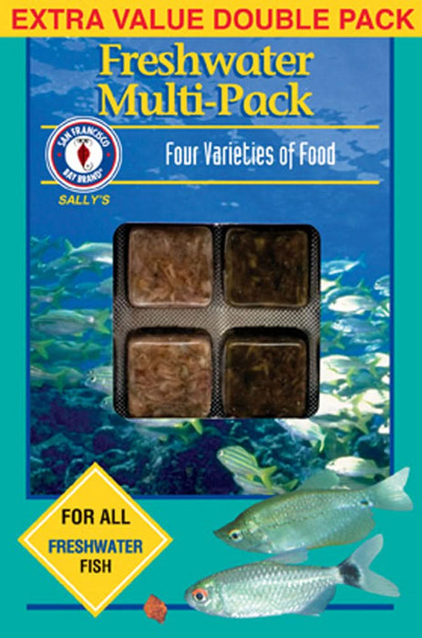 San Francisco Bay Brand Freshwater Multipack Frozen Fish Food 7 oz 48 Count