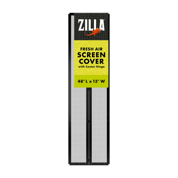 Zilla Fresh Air Screen Cover with Center Hinge 48 x 13 inches