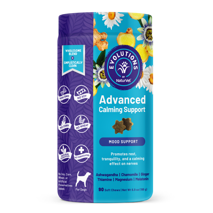 Evolutions by NaturVet Advanced Calming Mood Support Soft Chews 90ct