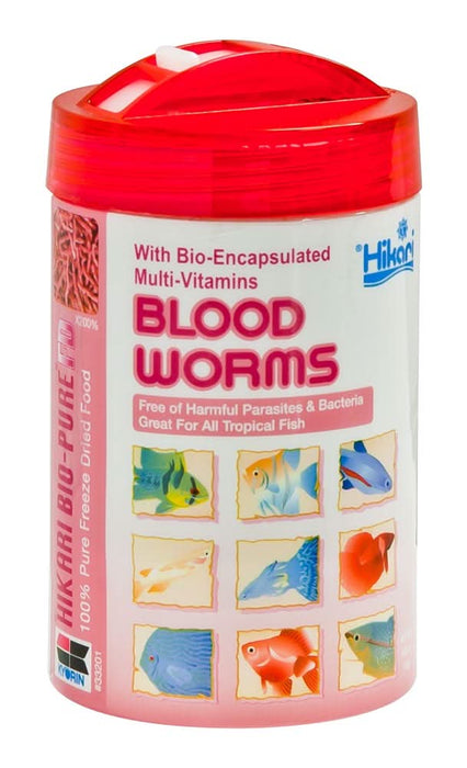 Hikari USA Bio-Pure Bloodworms Freeze Dried Fish Food 0.42 oz - Image 2