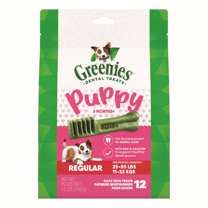 Greenies Puppy 6+ Months Dog Dental Treats Regular 12oz