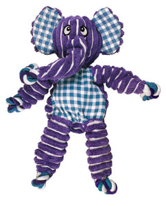 KONG Floppy Knots Elephant Dog Toy Purple MD/LG - Image 5