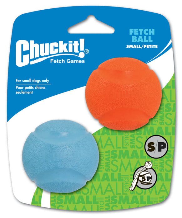 Chuckit! Fetch Ball Dog Toy Assorted 2pk SM