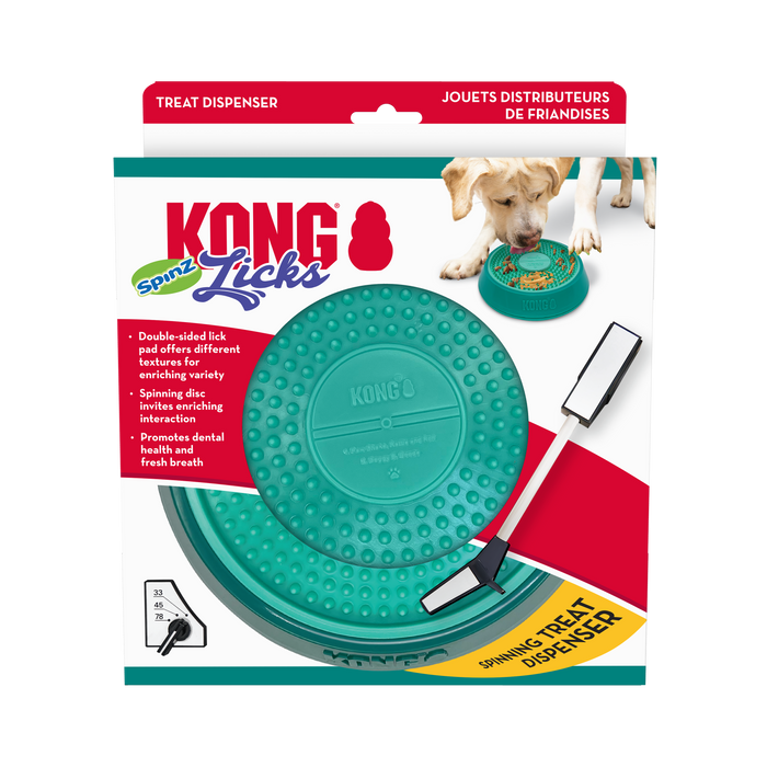 KONG Licks Spinz Treat Dispenser LG - Image 2