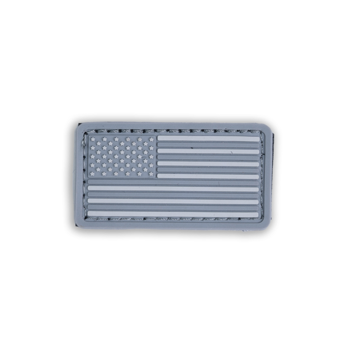 Boss Dog Tactical Collar Patch Grey USA Flag One Size