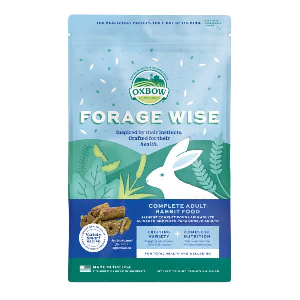 Oxbow Animal Health Forage Wise Adult Rabbit Food 4lbs