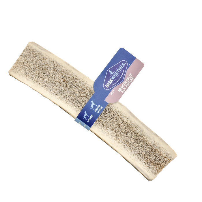 Barkworthies Split Elk Antler Dog Treat MD - Image 2
