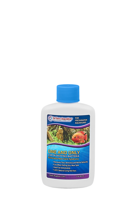 Dr. Tim's Aquatics One & Only Live Nitrifying Bacteria for Freshwater Aquariums 2 fl. oz