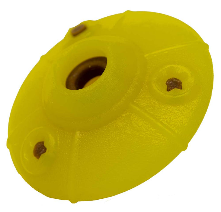 Starmark Flex Grip Treat Ringer UFO Yellow MD
