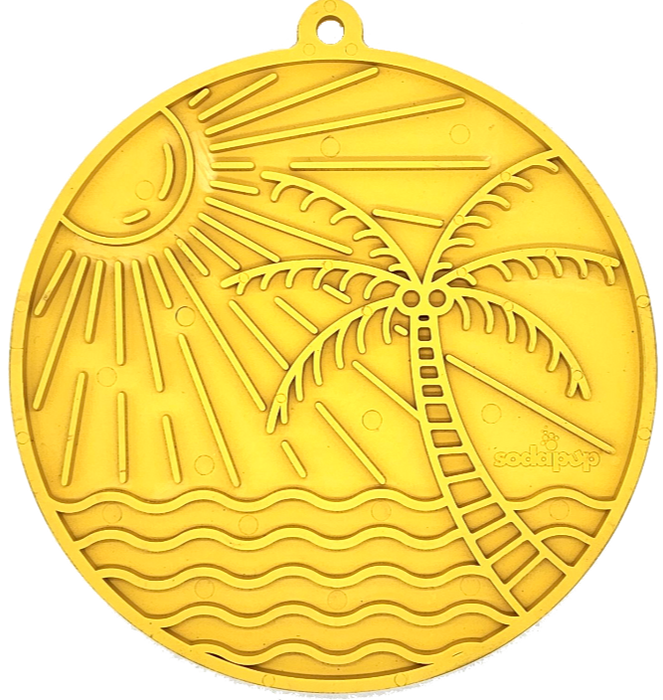 SodaPup Sun n' Sea eMat Enrichment Lick Mat With Suction Cups