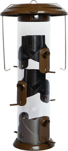 Deluxe Wide Funnel Flip-Top Tube Feeder