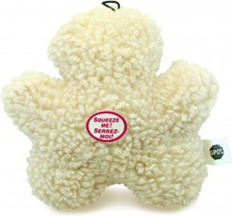 Ethical Pet Vermont Fleece Chew Man Tan Plush Dog Toy, 8 in