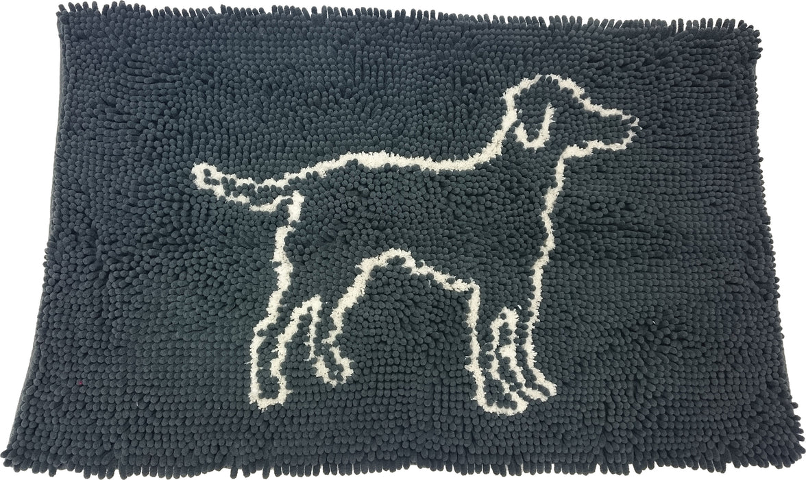 Spot Ethical Pet Clean Paws Microfiber Dog Mat, Gray, 31 x 20 in