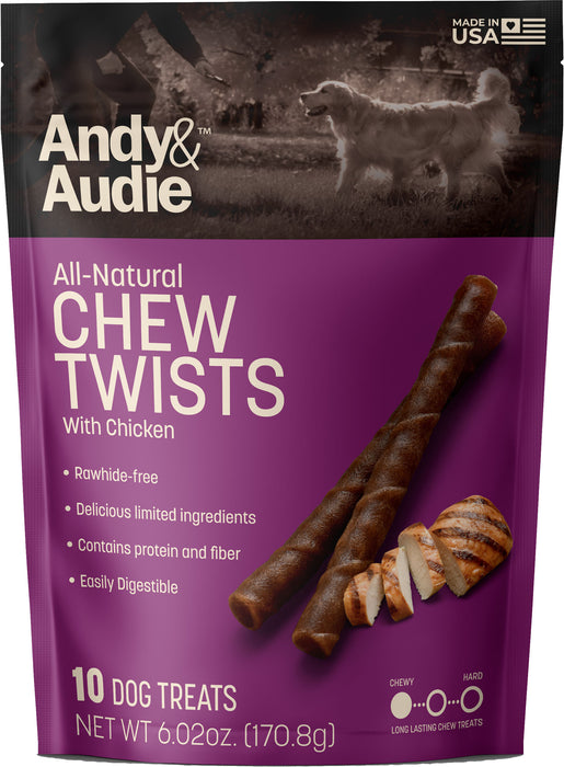 Andy & Audie Alternative Twist Chews For Dogs