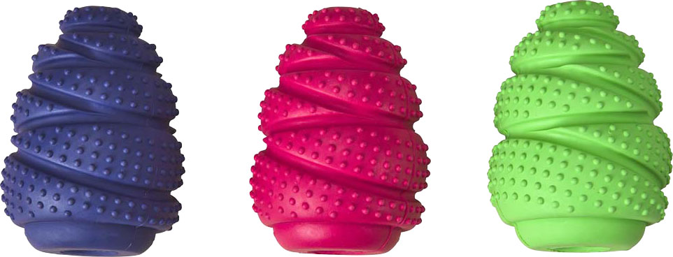 Spot Ethical Products Barrett Tough Tornado Assorted Rubber Dog Toy, 4.25 in