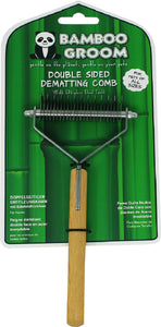 Bamboo Groom Double-Sided Dematting Comb
