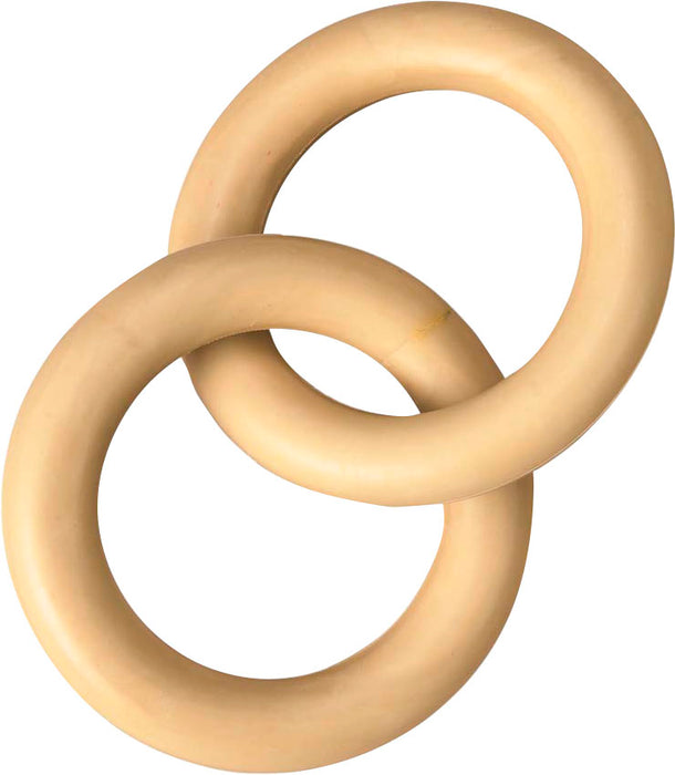 Spot Ethical Products Love the Earth Natural Rubber Double Ring Assorted Dog Toy, 7.5 in