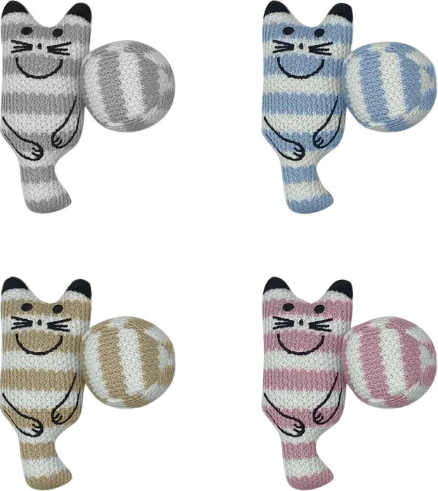 Spot Ethical Pet Snugglers Cat and Ball Cat Toy, Assorted, 2-Pack