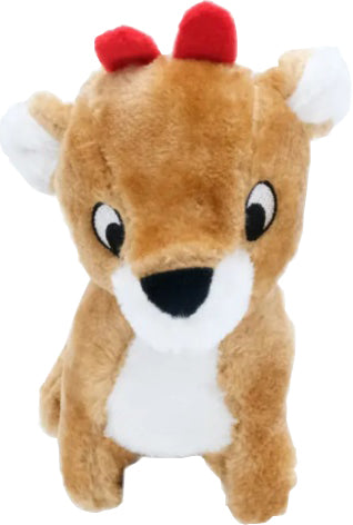 ZippyPaws Holiday Deluxe-Reindeer Squeaky Dog Toy, Small