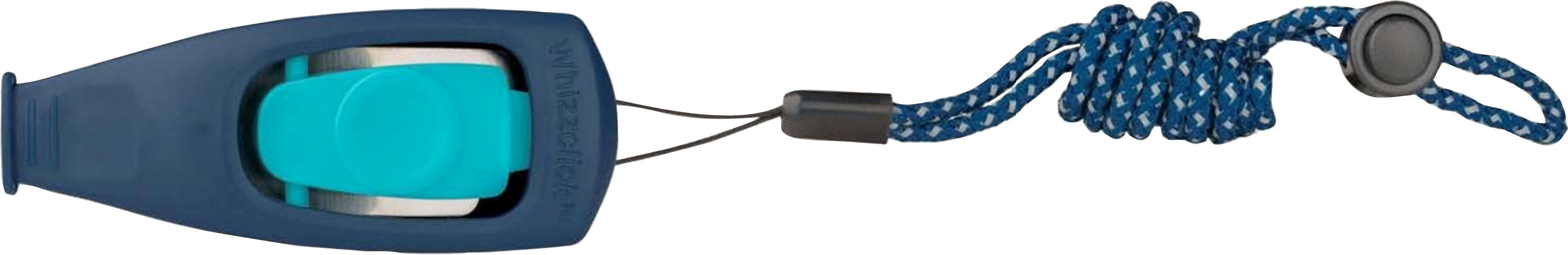 Coachi Whizzclick Dog Training Combined Clicker and Whistle, Navy