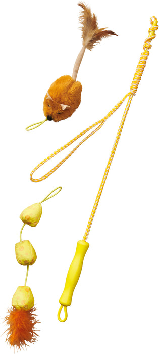 Spot Ethical Products Loopity Loop Wand Mouse/Cheese Interactive Cat Toy, 18 in