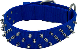 Bravo Nylon Spiked Dog Collar