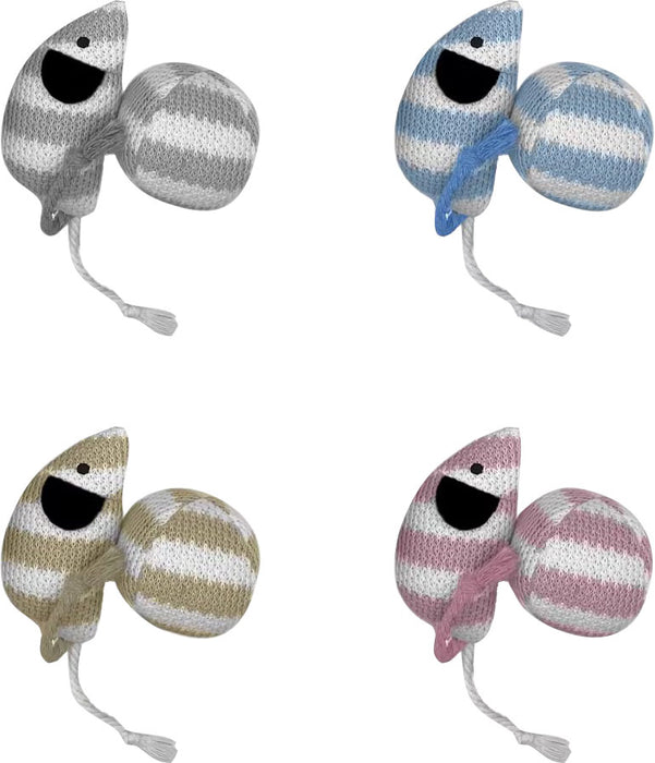 Spot Ethical Pet Snugglers Mouse and Ball Cat Toy, Assorted, 2-Pack