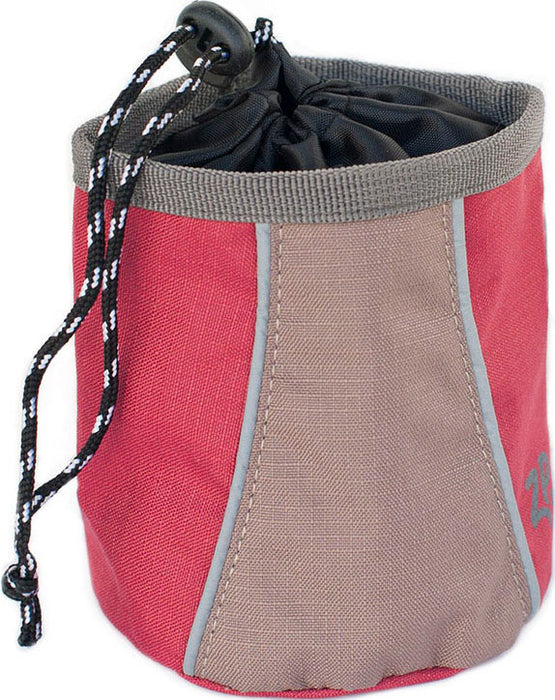 ZippyPaws Adventure Treat Bag with Belt Loop, Red (Small)