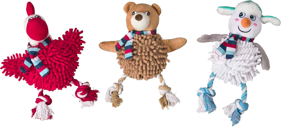 Ethical Pet Spot Holiday Gigglers Dog Toy, Assorted, 12 inches