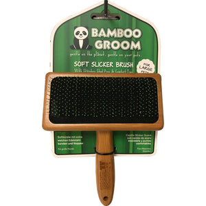 Bamboo Groom Soft Slicker Brush