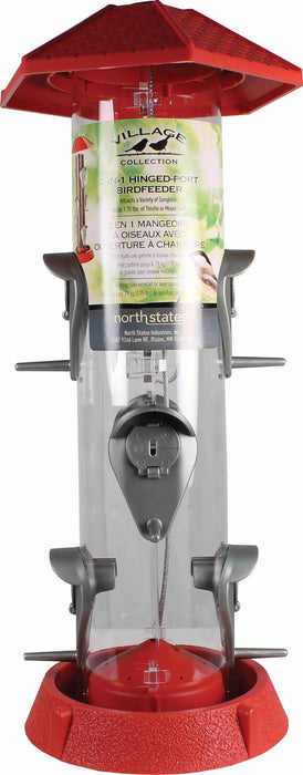 2-In-1 Hinged Port Bird Feeder