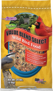 Brown'S Value Blend Select Wild Bird Food