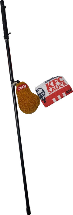 Spot KFC Sauce Pack & Drumstick Catnip Teaser Wand