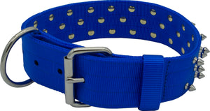 Bravo Nylon Spiked Dog Collar