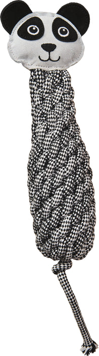 Spot Ethical Products Dura-Fused Leather Bottle Panda Plush Dog Toy, 13 inches