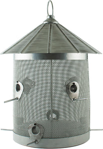 Rustic Farmhouse Galvanized Silo Combo Feeder