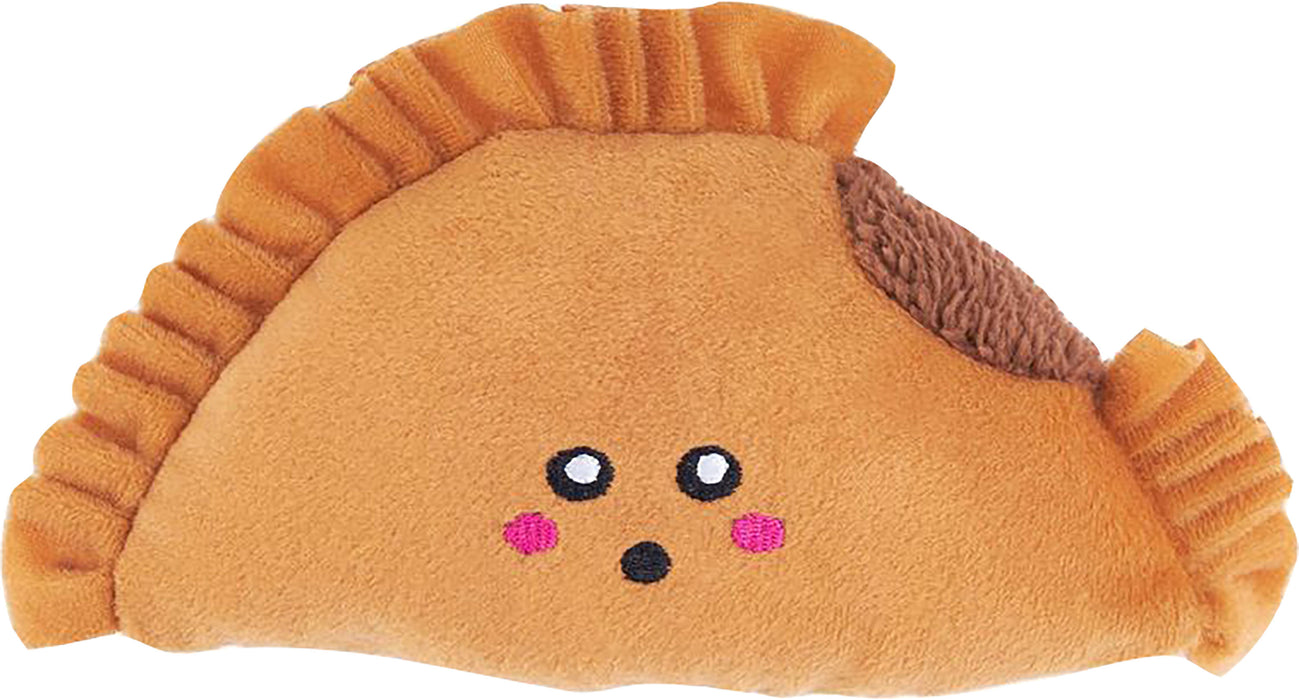 ZippyPaws Nomnomz Empanada Plush Dog Toy