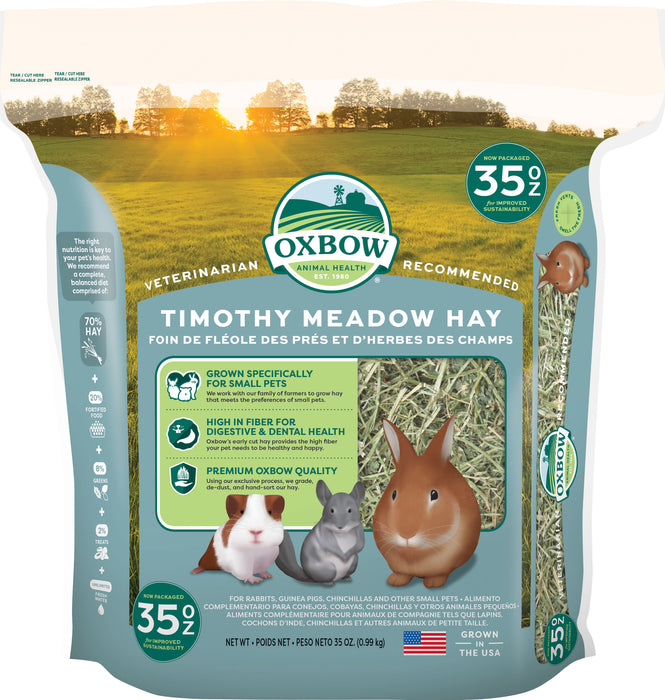 Oxbow Animal Health Timothy Meadow Hay, 35 oz